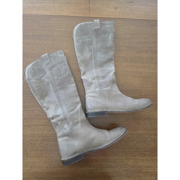 Frye Tall Paige Boots Womens 8.5 B Gray - Picture 2 of 16